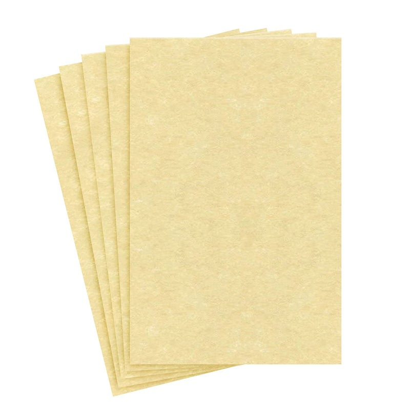 S Superfine Printing Ancient Gold Parchment Cardstock â€“ Great for Certificates, Menus and Wedding Invitations | 65Lb Cover (176gsm) | 8.5 x 11â€ | 50 Sheets per Pack - Image 1